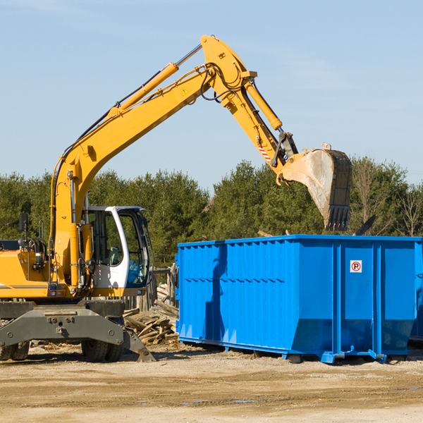 what size residential dumpster rentals are available in New Shoreham RI